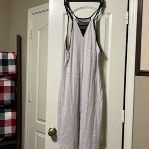 Gray Hurley double strap dress/ coverup